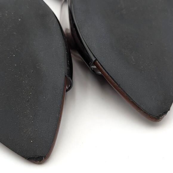 Open Edit Piper Block Heel Sandal Women's Brown Chocolate Size US10M EU41 - Picture 5 of 14